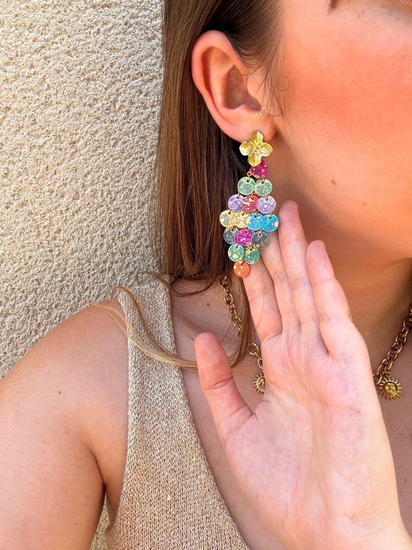 Boucles d'oreilles Tressia