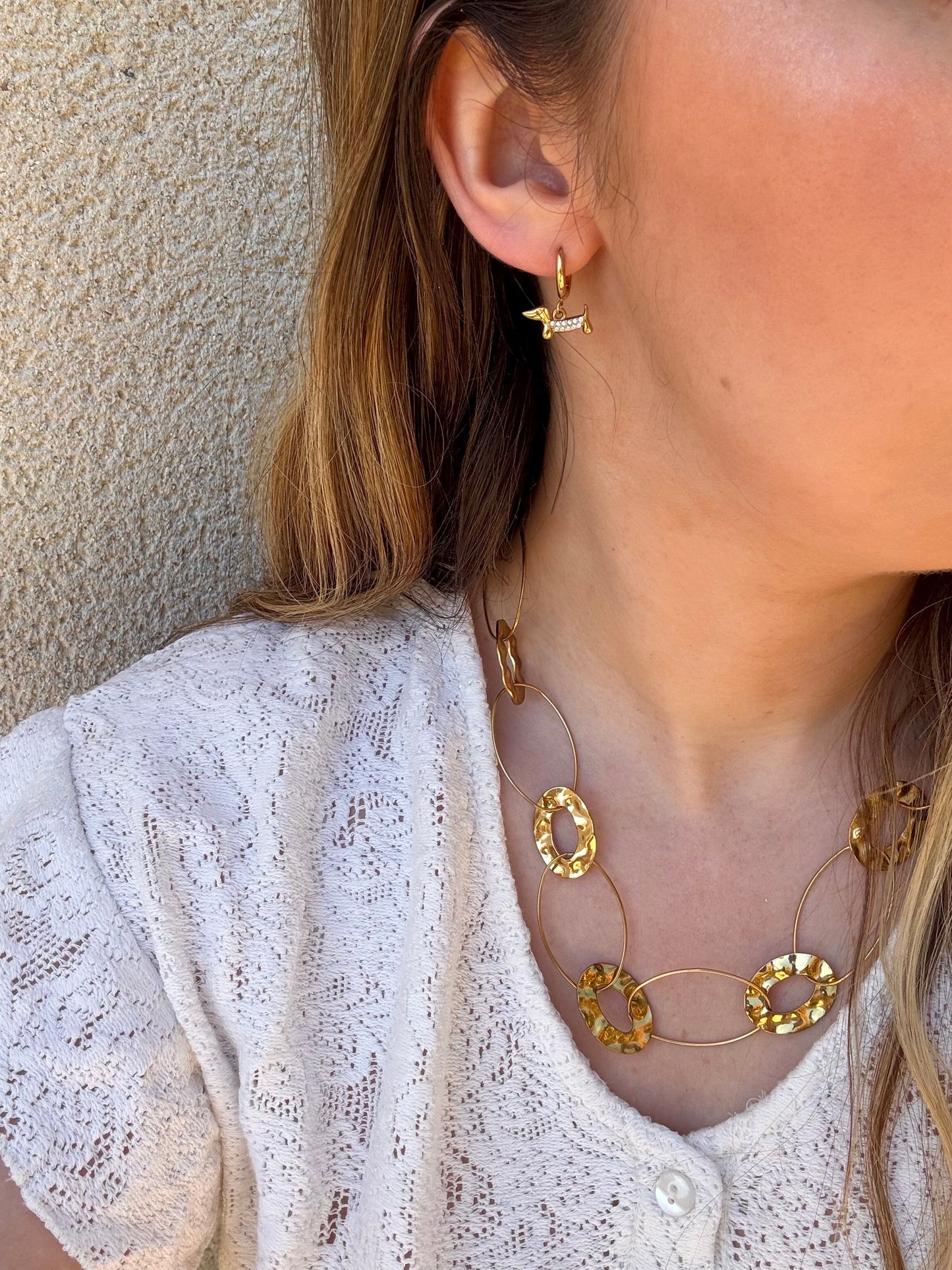 Boucles d'oreilles teckel