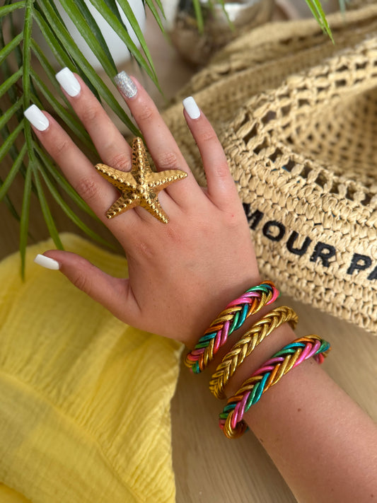 Bracelet jonc bouddhiste Jadia
