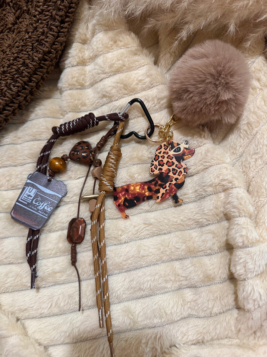 Grigri de sac pompon peluche