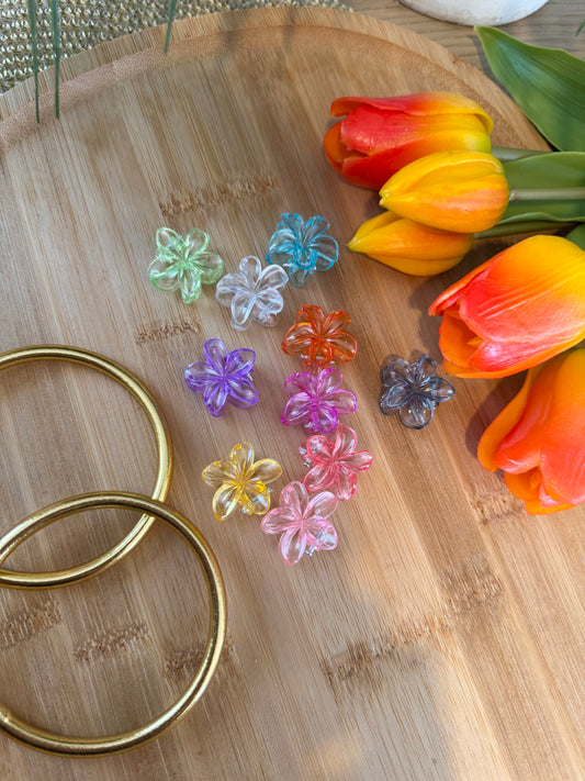 Mini pince à cheveux fleur