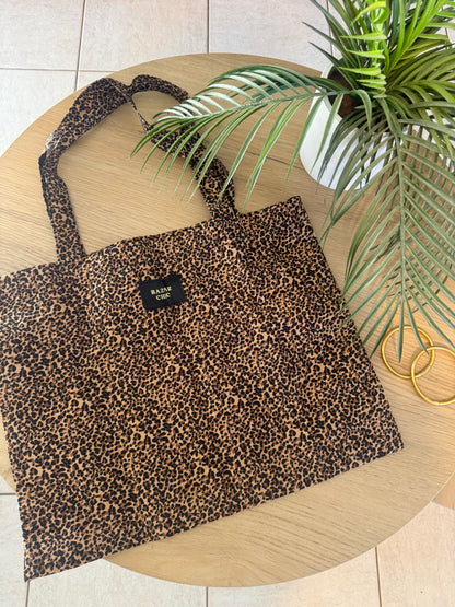 Tote-bag léopard BAZAR CHIC